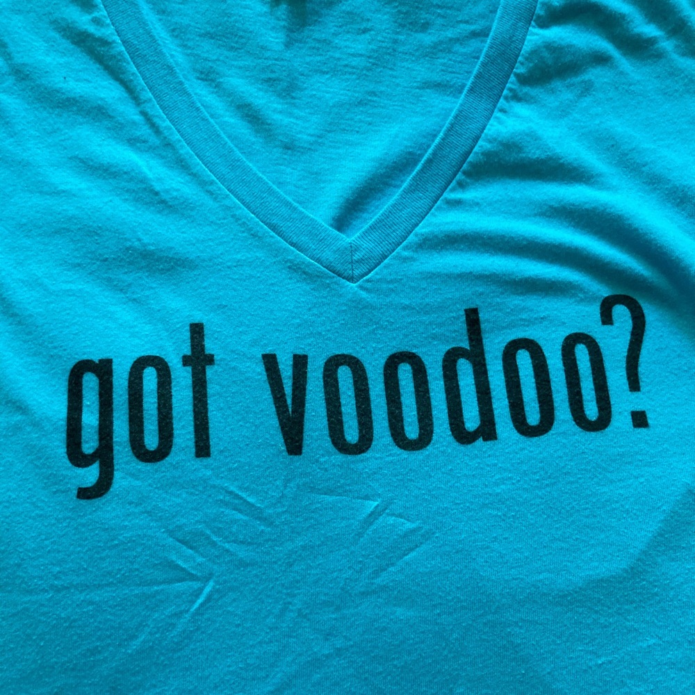 Got VooDoo t-shirt lrg
